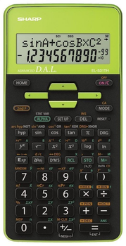 Kalkulator Sharp Scientific Blister Green (SH-EL531THBGR)