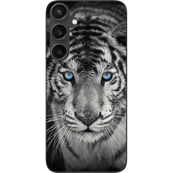 Чехол силиконовый SMTT для Samsung Galaxy S23 FE с картинкой Белый тигр