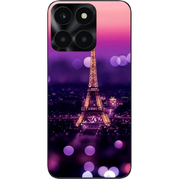 Силиконовый чехол SMTT для Honor X6a с картинкой Париж ночью