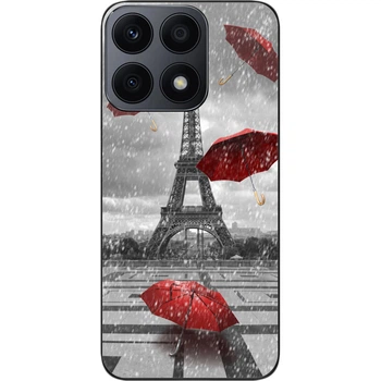 Бампер силиконовый чехол SMTT для Honor X8a с картинкой Париж