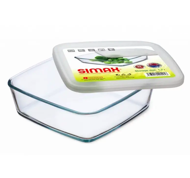 Форма 210х210х65 мм із кришкою Simax (s7466/L)