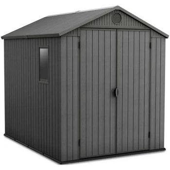 Садовий будиночок Keter Darwin 6x8 190х244 см графіт 249361
