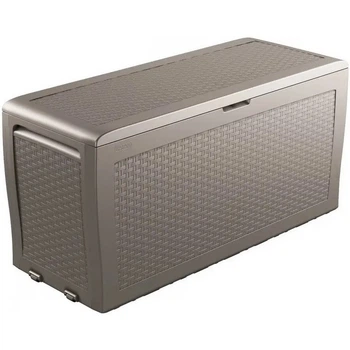 Ящик-сундук Keter Samoa Rattan Box 270 л капучино 247468