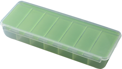Органайзер для таблеток МВМ MY HOME на 7 отделений PC-23 прозрачный/зеленый (PC-23 T/GREEN)