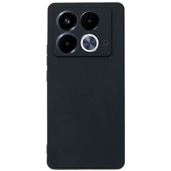 Силиконовый (TPU) чехол Deexe Matte Case для Infinix Note 40 - Black