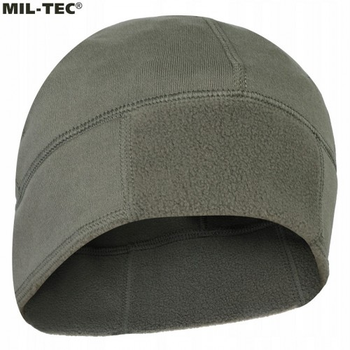 Шапка тактическая Mil-Tec Флисовая теплая One size Олива BW MÜTZE FLEECE OLIV (12135001)