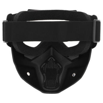 Защитная маска-трансформер очки пол-лица SP-Sport M-8584 черный