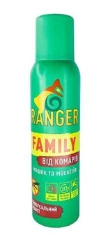 Аэрозоль от комаров Ranger Family универсальный 150мл