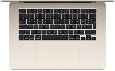 Ноутбук Apple MacBook Air 15.3" M3 8/256GB 2024 (MRYR3D/A) Starlight