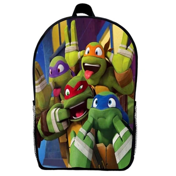 Рюкзак Черепашки ниндзя детский (Gear bag TN mini 012) черный, 29 х 21 х 9 см