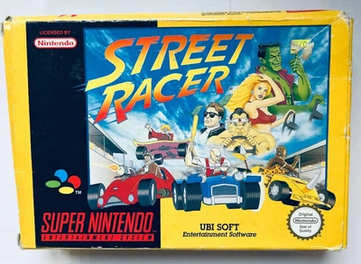 Street Racer, английская версия - картридж для Nintendo SNES, Б/У