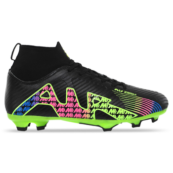 Бутсы футбольные с носком Zelart Zoom Run 220918B-2 размер 43 Black-Green