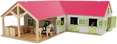 Stajnia Hipo Kids Globe with 3 Boxes and Storage Room 1:24 (8713219362167)