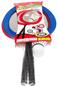 Zestaw do gry w badmintona Adar Rakiety z 2 piłkami (5901271536654)