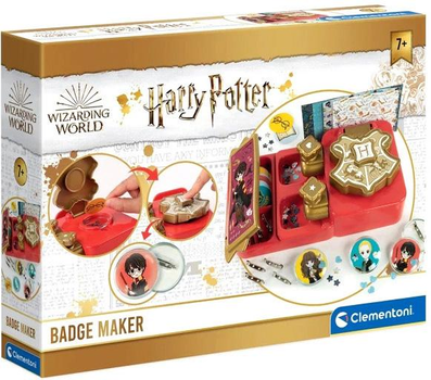 Zestaw kreatywny Clementoni Harry Potter Badge Maker (8005125186693)