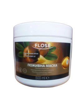 Питательная маска Flose с Аргановым Маслом для поврежденных и сухих волос 500 мл (113134)