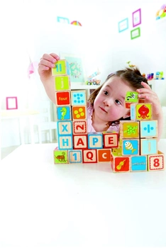 Розвиваючі кубики Hape Educational ABC 26 шт (6943478009936)