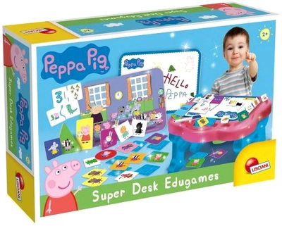 Stół rozwojowy Lisciani Peppa Pig Super Desk Edugames (8008324089208)