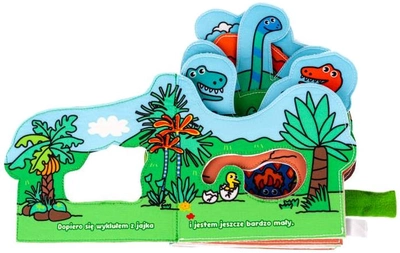 Розвиваюча книжечка Jolly Baby Світ динозаврів (6925783804659)
