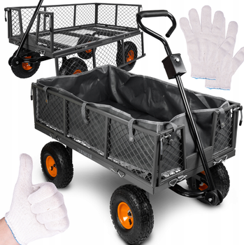 Тележка садовая Maltec 100л