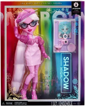 Кукла Рейнбоу Хай Лаванда Линн Rainbow High Shadow High Lavender Lynn Fashion Doll RH044