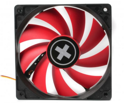 Вентилятор корпусний 120 Х 120 Х 25мм Xilence Performance C XF039 (1300 об/хв+/- 10% 3-pin+4-pin, Black/Red)