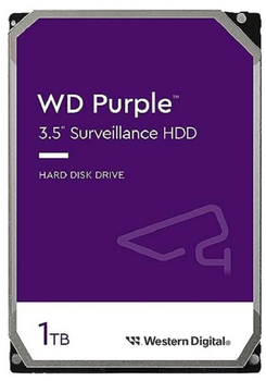 Жорсткий диск 3.5" 1TB Western Digital WD Purple (SATA 6Gb/s, 64MB, 5400rpm) (WD11PURZ)
