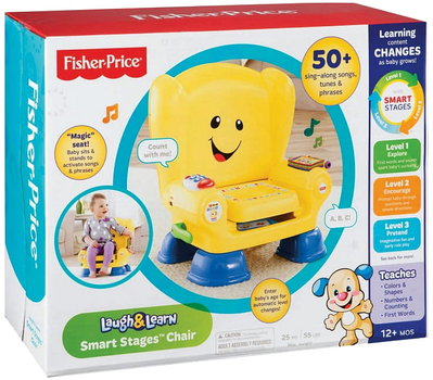 Interaktywne krzesło Fisher-Price Educational Toddler Aeat (887961039870)