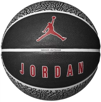 М'яч баскетбольний Nike JORDAN PLAYGROUND 2.0 8P DEFLATED WOLF GREY/BLACK/WHITE/VARSITY RED size 7