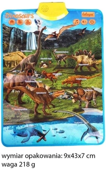 Інтерактивний килимок Norimpex Динозаври Звуки та головоломки (5902444069467)