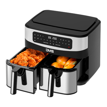 Аэрофритюрница двухкамерная DMS HF-11S Duo 2400 Вт 11 л