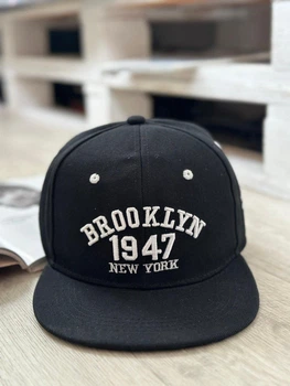 Кепка снепбек (Snapback) Brooklyn 1947 NY Черый 56-61р (9021)