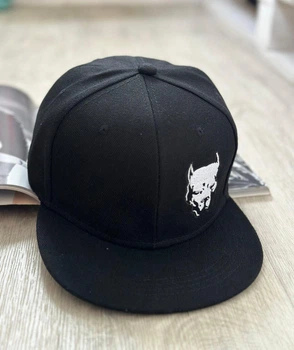 Кепка снепбек (Snapback) Pitbull Чорний 56-61р (9053)