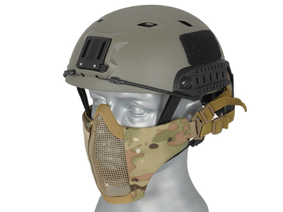 Маска из стальной сетки 2.0 с монтажом для шлема - Multicam, PJ