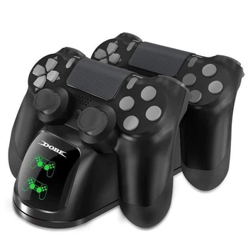 Зарядная станция DOBE® TP4-889 для геймпадов DualShock 4 (PS4) с LED индикаторами (Black) 428993972
