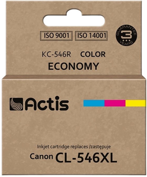 Wkład atramentowy Actis do Canon CL-546XLR Standard Magenta/Cyan/Yellow (KC-546R)