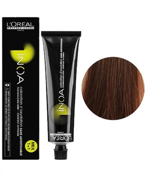 Краска без аммиака L'Oreal Inoa 6.45 темный блондин медный красное дерево 60 мл