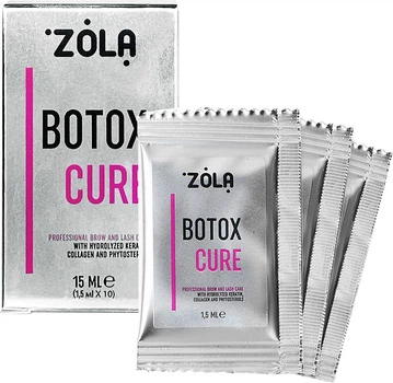 Ботокс для брів і вій Zola Botox Cure саше 1.5 мл х 10 шт