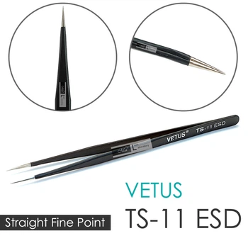 Пинцет радиотехнический Vetus TS-11 ESD [DIST-2527]