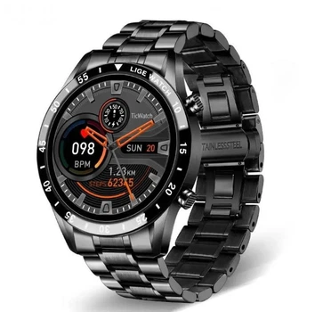 Чоловічий водонепроникний смарт-годинник LIGE Smart Watch з аналізом фізичної активності, з коробкою, чорний (75533460)