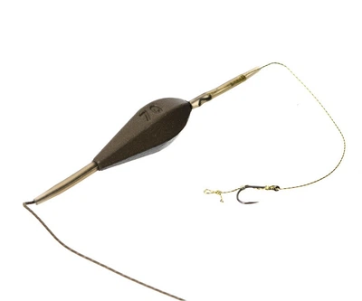 Готовая оснастка на ледкоре для ПВА Carp Pro In-line Horizont №6 70г 50см