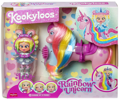 Zestaw figurek Magic Box KookyLoos Rainbow Unicorn z akcesoriami (8431618032886)