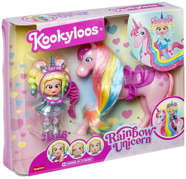 Набір фігурок Magic Box KookyLoos Rainbow Unicorn з аксесуарами (8431618032886)