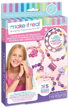 Zestaw do robienia bransoletek Make It Real Color Reveal DIY Bracelets (0695929012175)