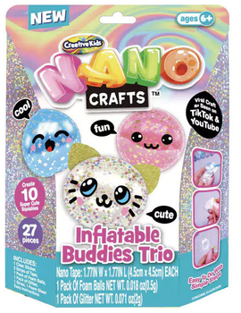 Zestaw kreatywny Creative Kids Nano Craft Inflatable Buddies Trio (0653899648329)