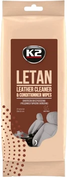 Серветка волога для очищення шкіри K2 LETAN LEATHER CLEANER