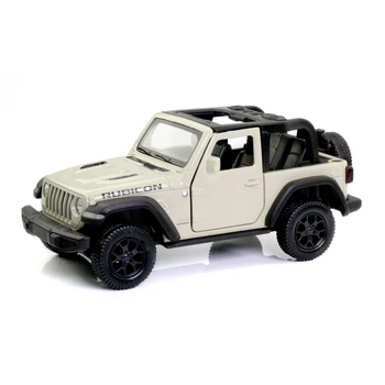 Автомодель Uni-Fortune "Jeep Wrangler Rubicon 2021 Convertible", белая (554060NT)