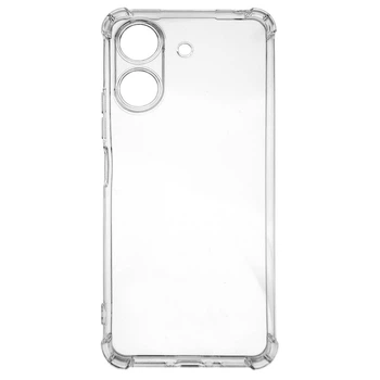 Силиконовый чехол KST Border для Xiaomi Redmi 13C 4G / Poco C65 Прозрачный