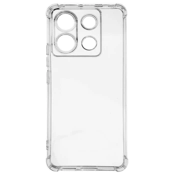 Силиконовый чехол KST Border для Xiaomi Redmi Note 13 Pro 5G / Poco X6 Прозрачный