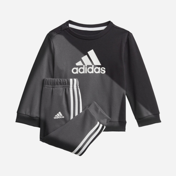 Спортивний костюм для хлопчиків Adidas I Bos Jog FT GM8977 80 см Чорний (4062065376267)